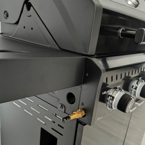 GRILL OGRODOWY GAZOWY Z POKRYWĄ I PÓŁKAMI ZEUS-C CZARNY RUSZT ŻELIWNY 14,5 KW GRILL OGRODOWY GAZOWY Z POKRYWĄ I PÓŁKAMI ZEUS-C CZARNY RUSZT ŻELIWNY 14,5 KW