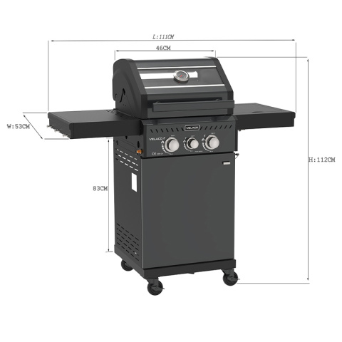 GRILL OGRODOWY GAZOWY Z POKRYWĄ I PÓŁKAMI ZEUS-A CZARNY RUSZT ŻELIWNY 8,5 KW + POKROWIEC GRILL OGRODOWY GAZOWY Z POKRYWĄ I PÓŁKAMI ZEUS-A CZARNY RUSZT ŻELIWNY 8,5 KW + POKROWIEC
