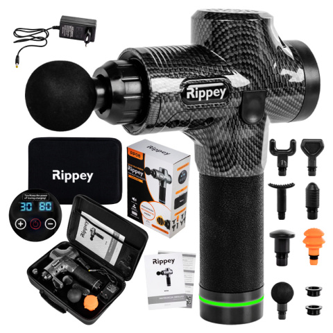 PISTOLET DO MASAŻU MOCNY MASAŻER DO PLECÓW CIAŁA MASSAGE GUN 100W + 8 KOŃCÓWEK RP08 PISTOLET DO MASAŻU MOCNY MASAŻER DO PLECÓW CIAŁA MASSAGE GUN 100W + 8 KOŃCÓWEK RP08