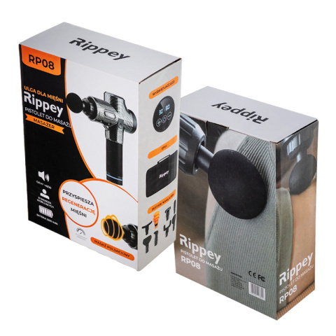 PISTOLET DO MASAŻU MOCNY MASAŻER DO PLECÓW CIAŁA MASSAGE GUN 100W + 8 KOŃCÓWEK RP08 PISTOLET DO MASAŻU MOCNY MASAŻER DO PLECÓW CIAŁA MASSAGE GUN 100W + 8 KOŃCÓWEK RP08