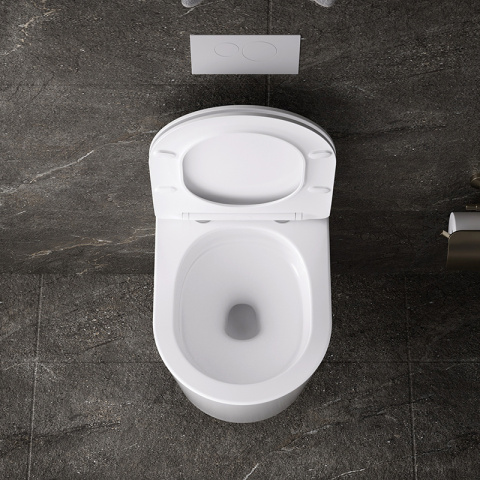 MISKA WC WISZĄCA TORNADO ELITE-WH-03 BIAŁA DESKA WOLNOOPADAJĄCA DUROPLAST MISKA WC WISZĄCA TORNADO ELITE-WH-03 BIAŁA DESKA WOLNOOPADAJĄCA DUROPLAST