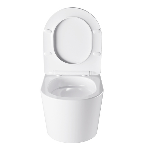 MISKA WC WISZĄCA TORNADO ELITE-WH-03 BIAŁA DESKA WOLNOOPADAJĄCA DUROPLAST MISKA WC WISZĄCA TORNADO ELITE-WH-03 BIAŁA DESKA WOLNOOPADAJĄCA DUROPLAST