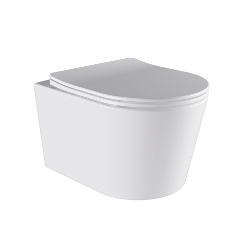 MISKA WC WISZĄCA TORNADO ELITE-WH-03 BIAŁA DESKA WOLNOOPADAJĄCA DUROPLAST MISKA WC WISZĄCA TORNADO ELITE-WH-03 BIAŁA DESKA WOLNOOPADAJĄCA DUROPLAST