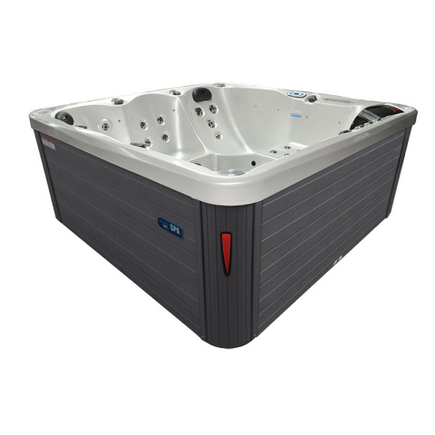 JACUZZI OGRODOWE WANNA SPA750 BIAŁA PERŁA OBUDOWA SZARA 200x200 CM JACUZZI OGRODOWE WANNA SPA750 BIAŁA PERŁA OBUDOWA SZARA 200x200 CM