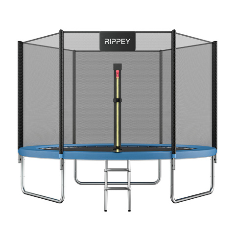TRAMPOLINA OGRODOWA DLA DZIECI SKY 10FT CZARNO/NIEBIESKA 305 CM