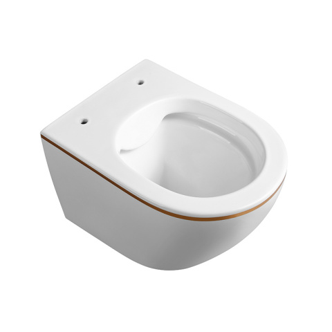 MISKA WC WISZĄCA RIMLESS MIZU-WH-GL-RIM-02 BIAŁA DESKA WOLNOOPADAJĄCA DUROPLAST