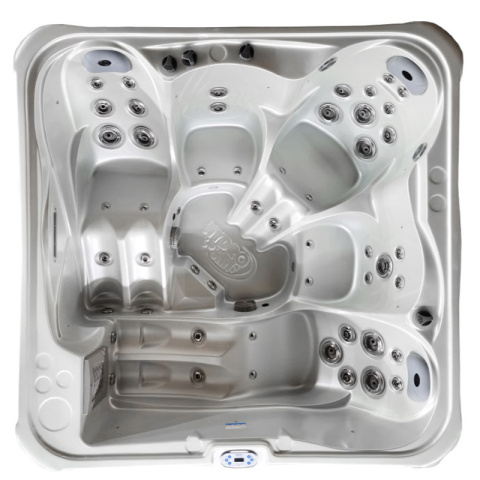 JACUZZI OGRODOWE WANNA SPA751 BIAŁY MARMUR OBUDOWA ANTRACYT 210x210 CM JACUZZI OGRODOWE WANNA SPA751 BIAŁY MARMUR OBUDOWA ANTRACYT 210x210 CM