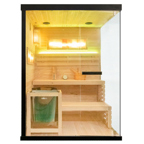 SAUNA FIŃSKA WYSOKOTEMPERATUROWA Z PIECEM LARK3/HARVIA 4,5KW 3-4 OSOBOWA 140x150 CM SAUNA FIŃSKA WYSOKOTEMPERATUROWA Z PIECEM LARK3/HARVIA 4,5KW 3-4 OSOBOWA 140x150 CM