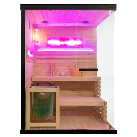 SAUNA FIŃSKA WYSOKOTEMPERATUROWA Z PIECEM LARK3/HARVIA 4,5KW 3-4 OSOBOWA 140x150 CM SAUNA FIŃSKA WYSOKOTEMPERATUROWA Z PIECEM LARK3/HARVIA 4,5KW 3-4 OSOBOWA 140x150 CM