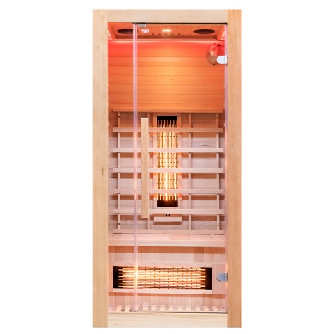 SAUNA SUCHA INFRARED NISKOTEMPERATUROWA ALTA1 1-2 OSOBOWA 90x90 CM SAUNA SUCHA INFRARED NISKOTEMPERATUROWA ALTA1 1-2 OSOBOWA 90x90 CM