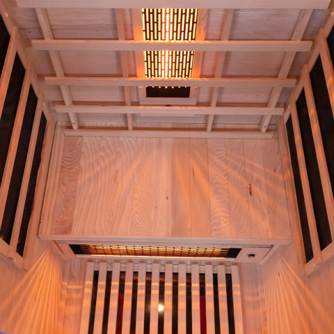 SAUNA SUCHA INFRARED NISKOTEMPERATUROWA ALTA1 1-2 OSOBOWA 90x90 CM SAUNA SUCHA INFRARED NISKOTEMPERATUROWA ALTA1 1-2 OSOBOWA 90x90 CM