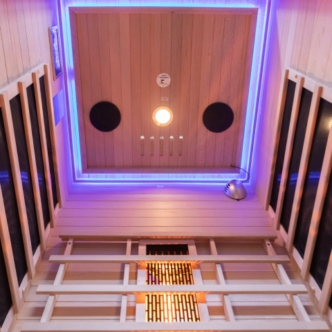 SAUNA SUCHA INFRARED NISKOTEMPERATUROWA ALTA1 1-2 OSOBOWA 90x90 CM SAUNA SUCHA INFRARED NISKOTEMPERATUROWA ALTA1 1-2 OSOBOWA 90x90 CM
