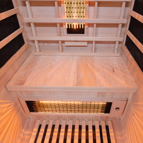 SAUNA SUCHA INFRARED NISKOTEMPERATUROWA ALTA1 1-2 OSOBOWA 90x90 CM SAUNA SUCHA INFRARED NISKOTEMPERATUROWA ALTA1 1-2 OSOBOWA 90x90 CM