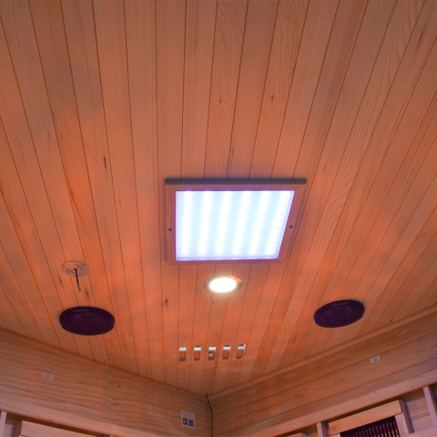 SAUNA SUCHA INFRARED NISKOTEMPERATUROWA ALTA4 4-5 OSOBOWA 150x150 CM