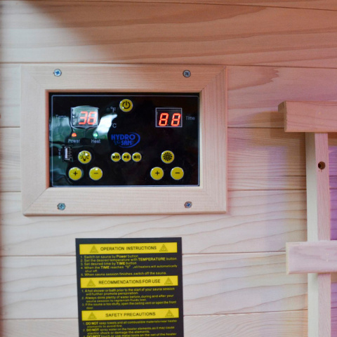SAUNA SUCHA INFRARED NISKOTEMPERATUROWA ALTA4 4-5 OSOBOWA 150x150 CM