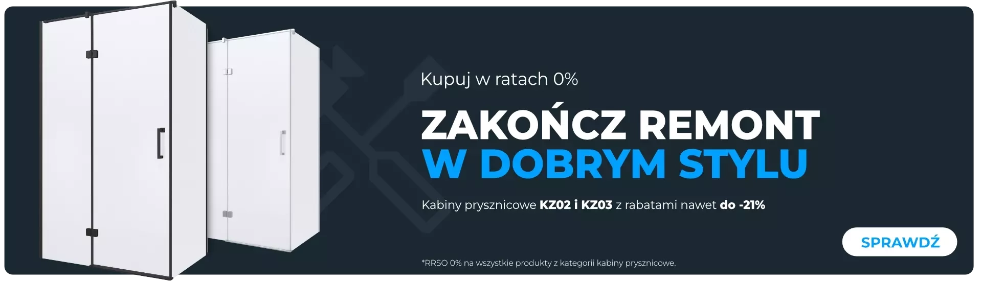 KABINY PRYSZNICOWE Z RABATAMI